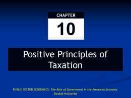 The Role of Government in the American Economy