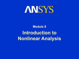 8. Introduction to Nonlinear Analysis
