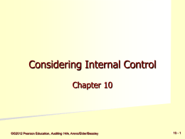 Chapter 1 – The Demand for Audit and Other Assurance Services