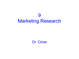 8 Marketing Information Management