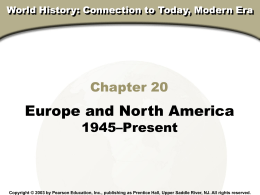 World History Connections to Today - Mrs. Thiessen`s Social Studies