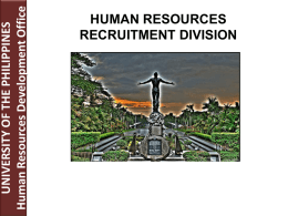 Human Resource and Development Office
