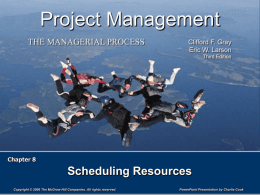 Project Management 3e.