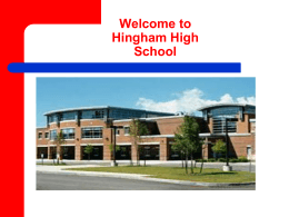 GRADUATION REQUIREMENTS - Hingham High School Counseling