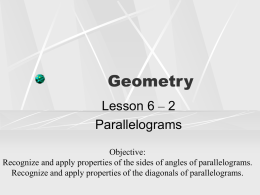 Applied Geometry