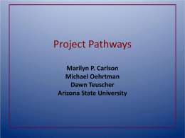 w - Project Pathways