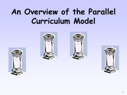 An Introduction to the Parallel Curriculum Model