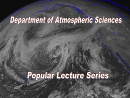 Northwest Windstorms - UW Atmospheric Sciences