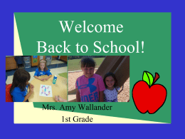 Welcome Back to School! - Elizabethtown Area School District