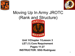 Army JROTC – The Making of a Better Citizen