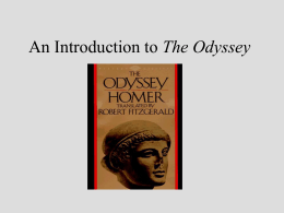 An Introduction to The Odyssey