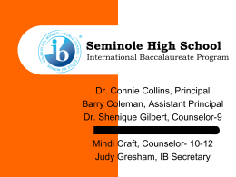 Summer School - Seminole High School