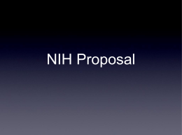 NIH NSF Grants