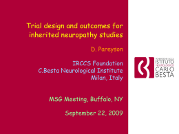 Trial Design and Outcomes for Inherited Neuropathy Network