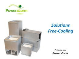 Solutions Free-Cooling Présenté par Powerstorm