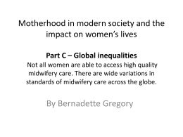 Part C - Global Inequalities