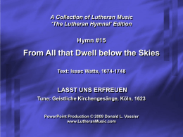 tlh015 - Lutheran Music