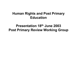 Presentation on human rights PowerPoint