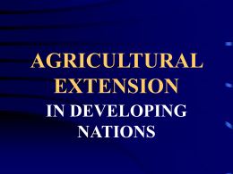 agricultural extension - Oklahoma State University