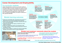 Career Development and Employability