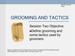 grooming and tactics - St. Charles Borromeo School