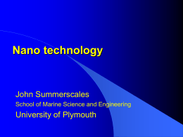 Lecture PowerPoint - Plymouth University