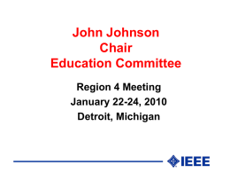 Education Committee - IEEE Entity Web Hosting