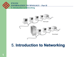 5 Intro to Networking