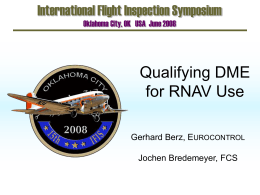 Qualifying DME for RNAV Use