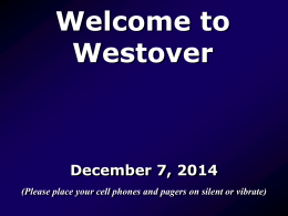 Welcome to Westover - Westover Hills Church of Christ