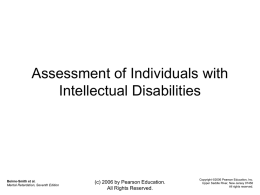 Mental Retardation: An Introduction to Intellectual Disability (7th