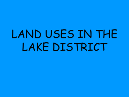 land uses in the lake district