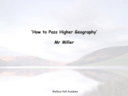 How to Pass Higher Geography[1]