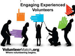VolunteerMatch - Engaging High Capacity Volunteers
