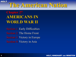 chapter 27 americans in world war ii