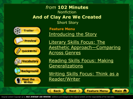 from 102 Minutes And of Clay Are We Created