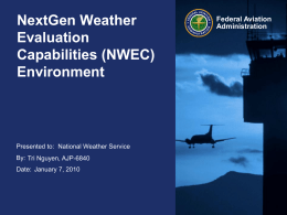 (NWEC) Environment - Wiki - University Corporation for Atmospheric