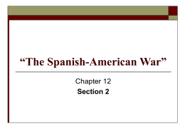 “The Spanish-American War”