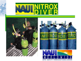 NAUI Nitrox - AAUS Scientific Diving