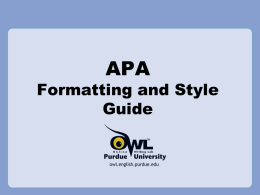 Apa. Ppt - My Illinois State