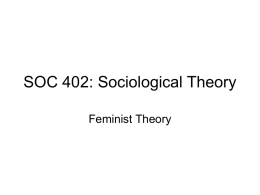 feminist theory show