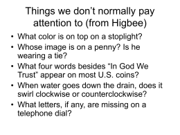 Things we don`t normally pay attention to