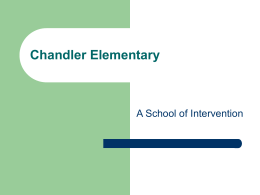 Chandler School of Intervention