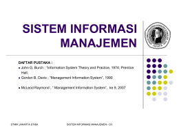 sistem informasi manajemen
