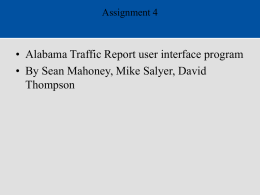 Alabama Uniform Traffic Crash Report