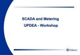 SCADA and Metering
