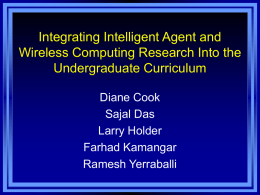 Integrating Intelligent Agent and Wireless Computing