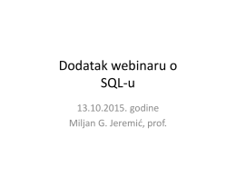 Dodatak webinaru -SharpEER