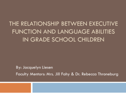 Slides from Departmental Presentation of Honors Research