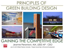 Principals of Green Building Design, Building